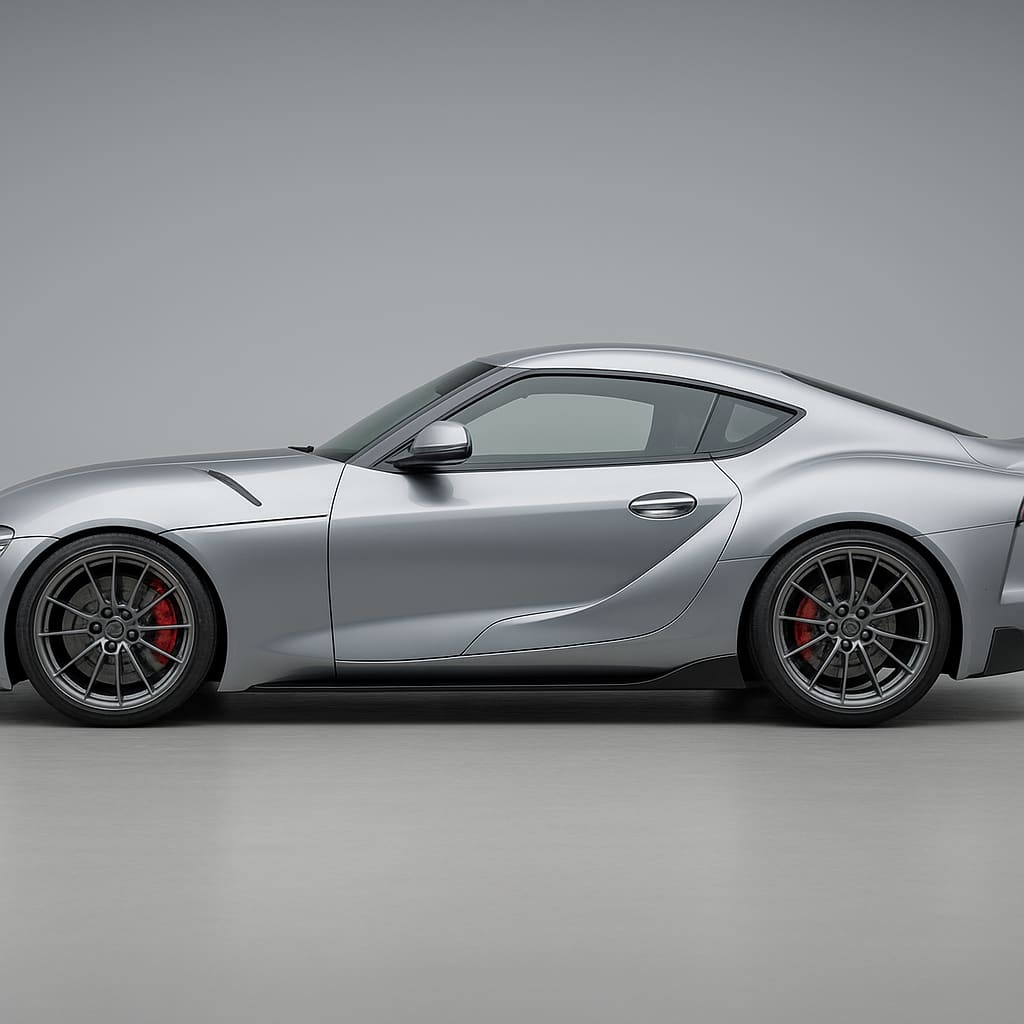 Sportwagen mit Alufelgen